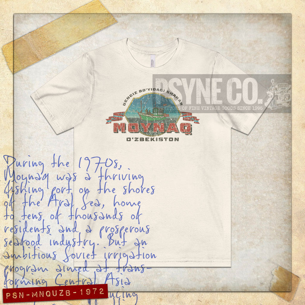 Moynaq Uzbekistan 1972 Vintage Men's T-Shirt