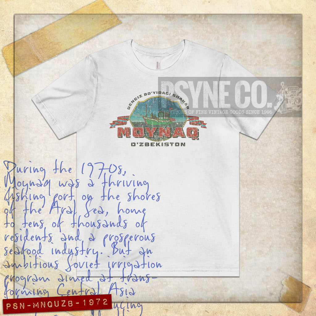 Moynaq Uzbekistan 1972 Vintage Men's T-Shirt