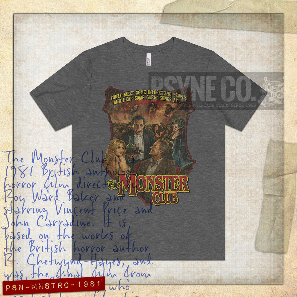 The Monster Club 1981 Vintage Men's T-Shirt