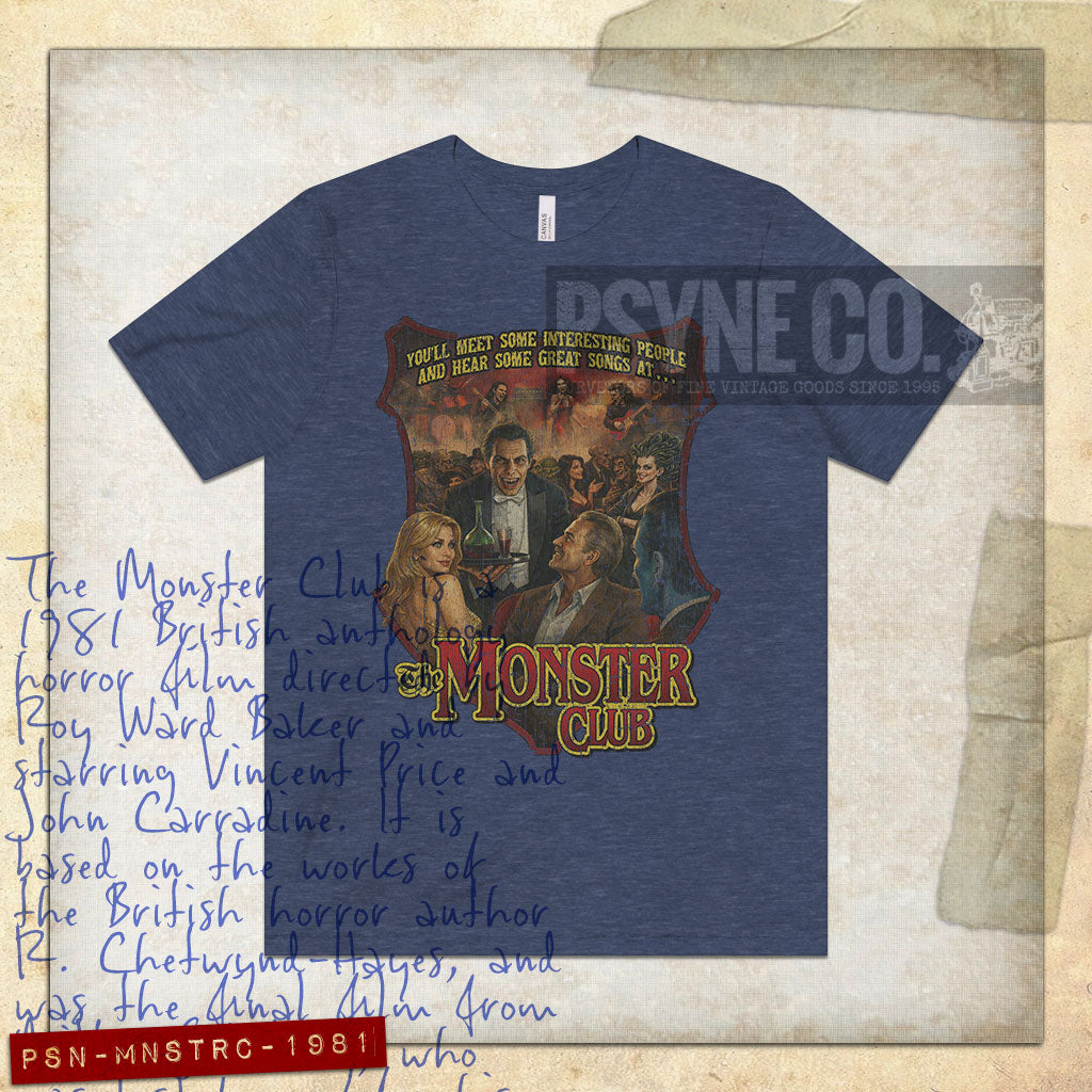 The Monster Club 1981 Vintage Men's T-Shirt