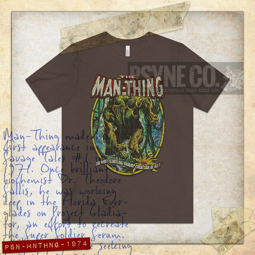 The Man Thing 1974 Vintage Men’s T-Shirt