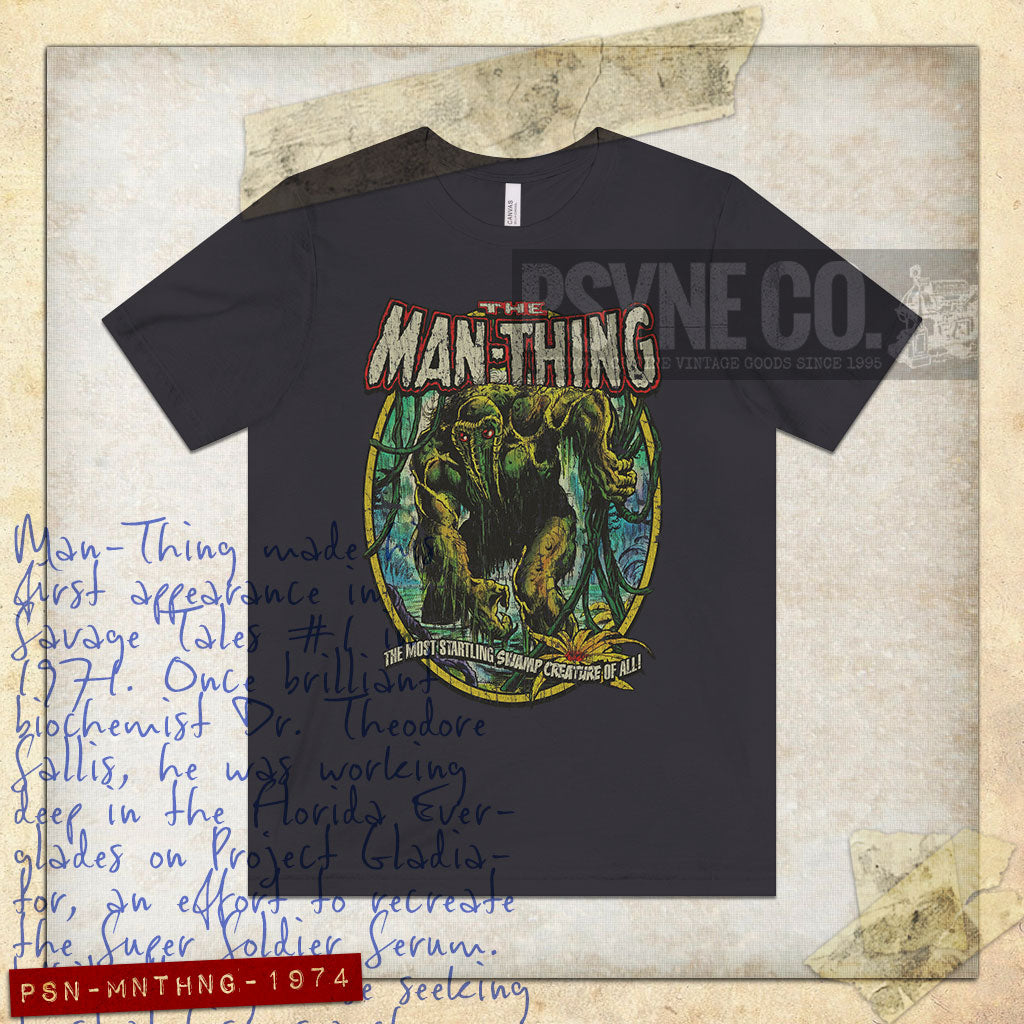 The Man Thing 1974 Vintage Men’s T-Shirt