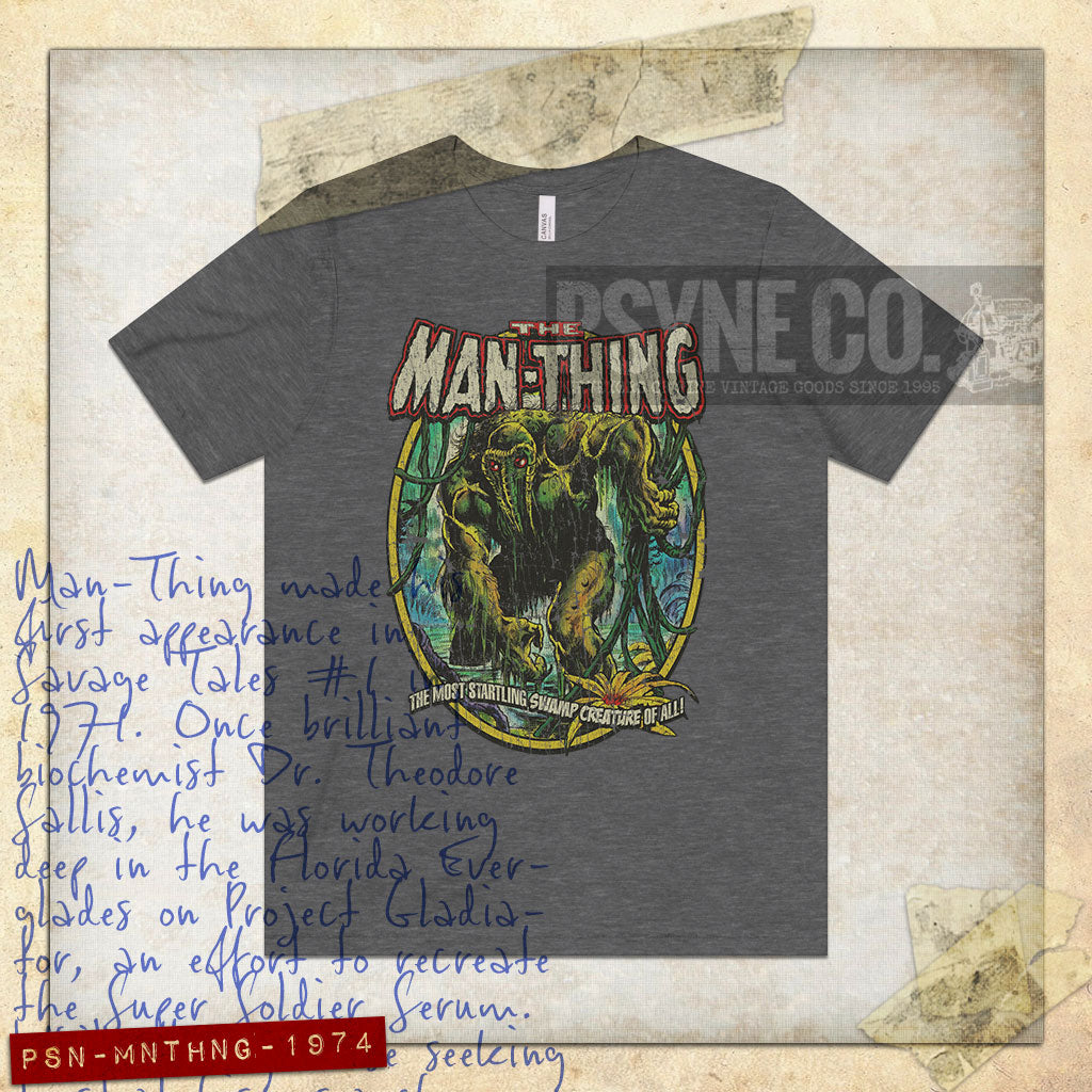 The Man Thing 1974 Vintage Men’s T-Shirt