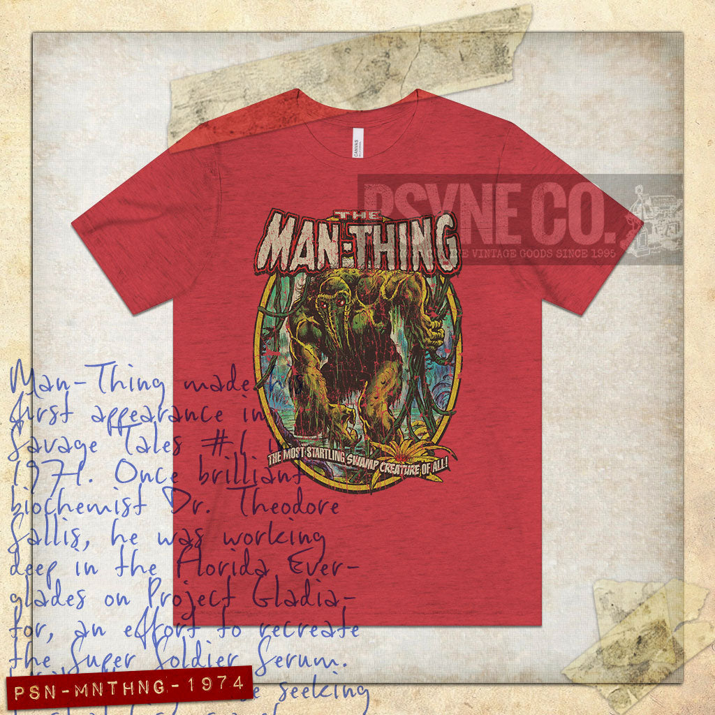 The Man Thing 1974 Vintage Men’s T-Shirt