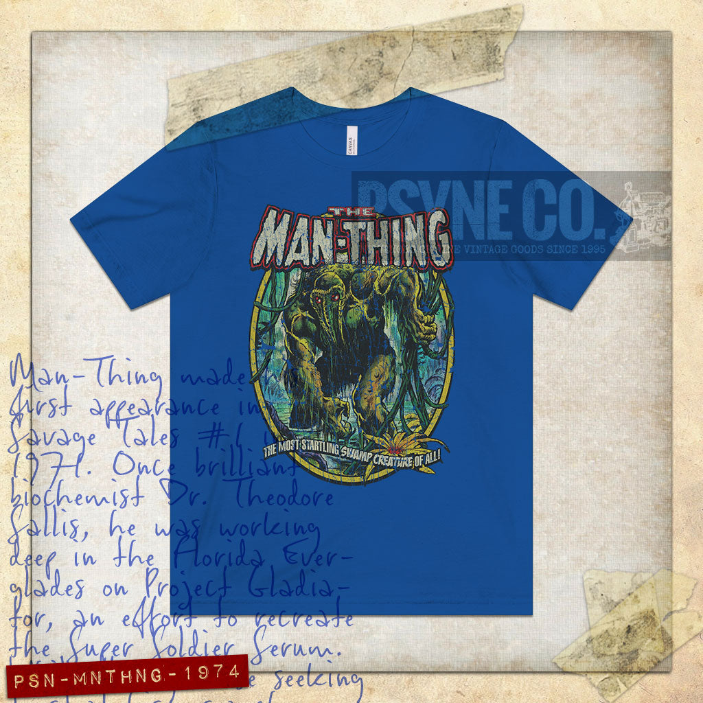 The Man Thing 1974 Vintage Men’s T-Shirt