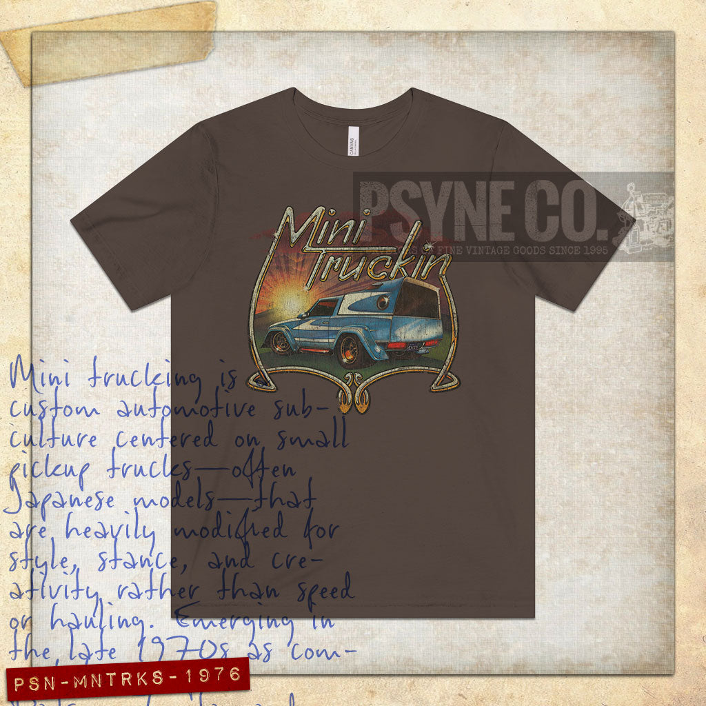 Mini-Truckin Sunrise 1976 Vintage Men's T-Shirt
