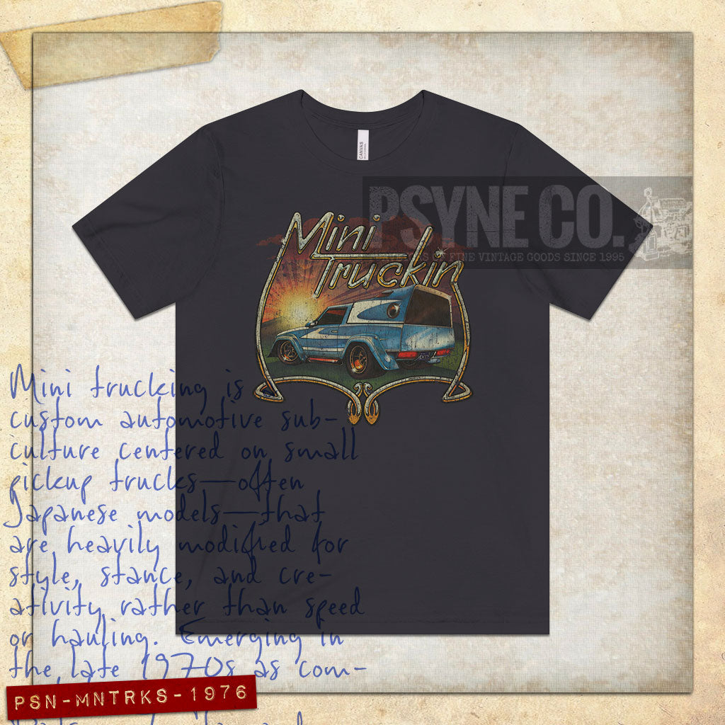 Mini-Truckin Sunrise 1976 Vintage Men's T-Shirt