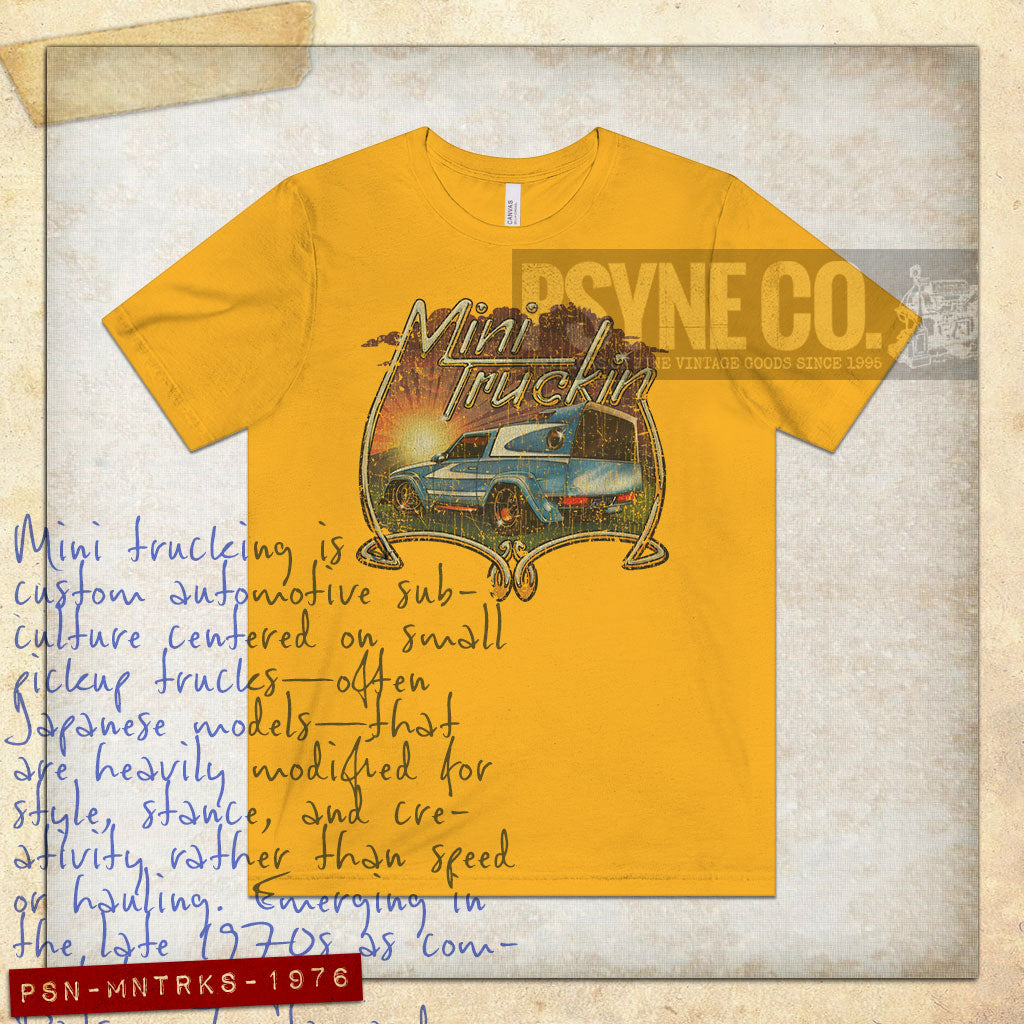Mini-Truckin Sunrise 1976 Vintage Men's T-Shirt