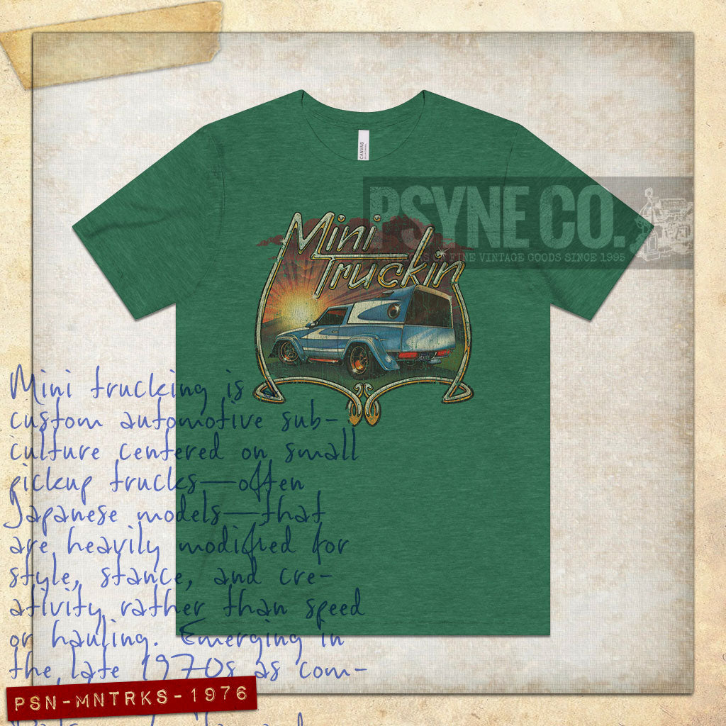 Mini-Truckin Sunrise 1976 Vintage Men's T-Shirt