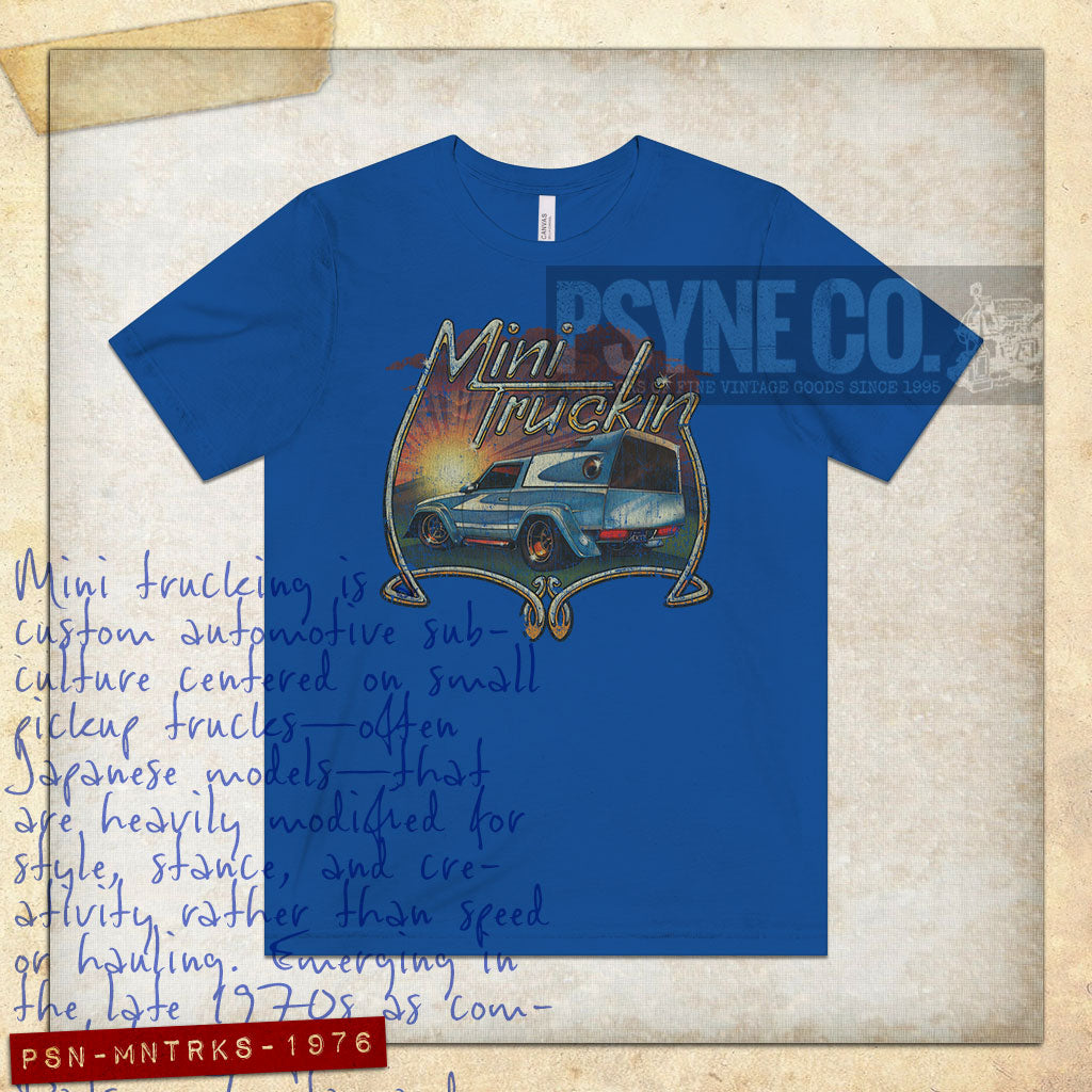Mini-Truckin Sunrise 1976 Vintage Men's T-Shirt