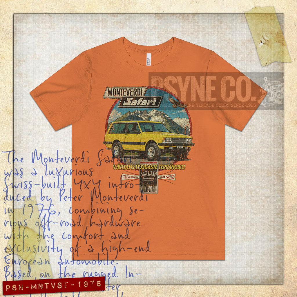 Monteverdi Safari 1976 Vintage Men's T-Shirt