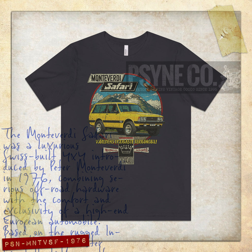 Monteverdi Safari 1976 Vintage Men's T-Shirt