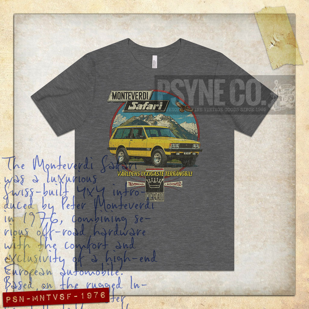 Monteverdi Safari 1976 Vintage Men's T-Shirt