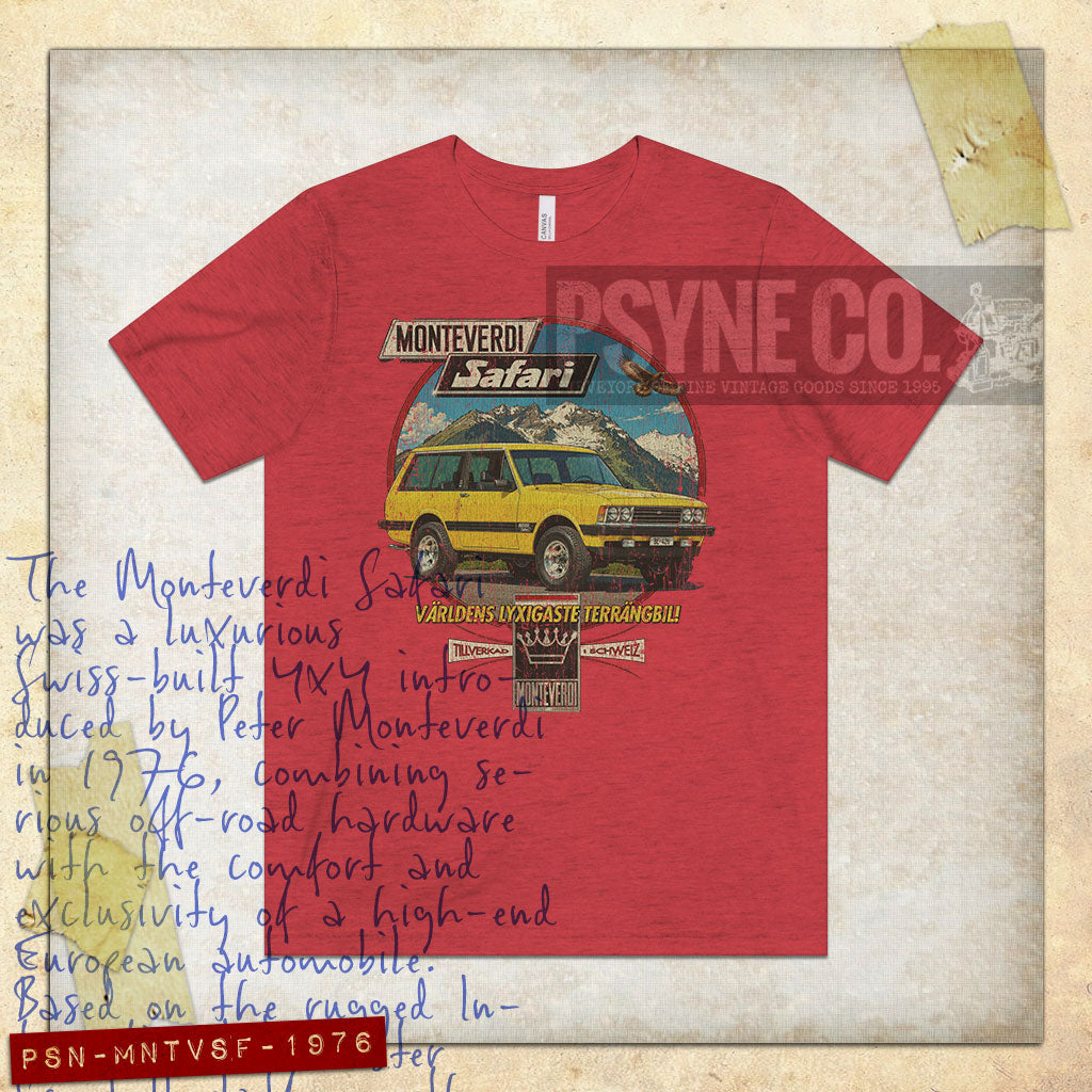 Monteverdi Safari 1976 Vintage Men's T-Shirt