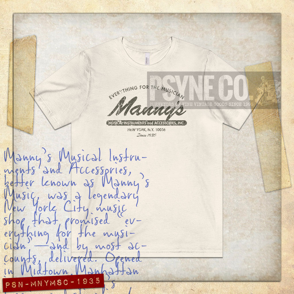 Manny's Music 1935 Vintage Men's T-Shirt