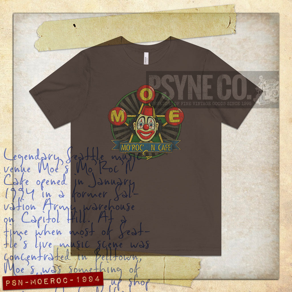 Moe's Mo'Roc'N Cafe 1994 Vintage Men's T-Shirt