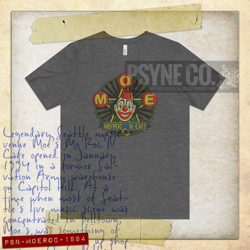 Moe's Mo'Roc'N Cafe 1994 Vintage Men's T-Shirt