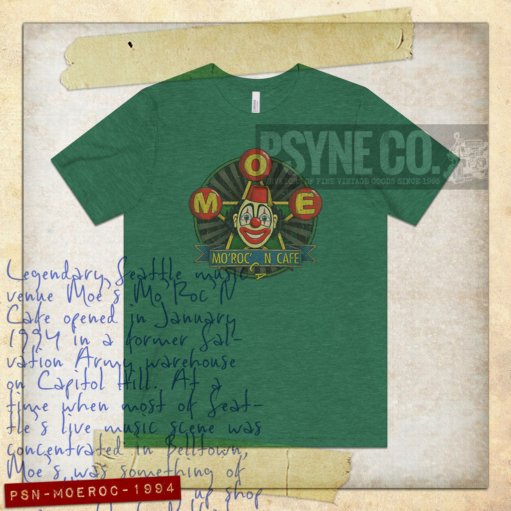 Moe's Mo'Roc'N Cafe 1994 Vintage Men's T-Shirt