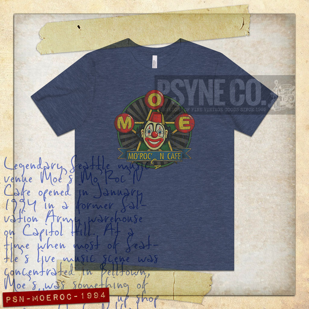Moe's Mo'Roc'N Cafe 1994 Vintage Men's T-Shirt