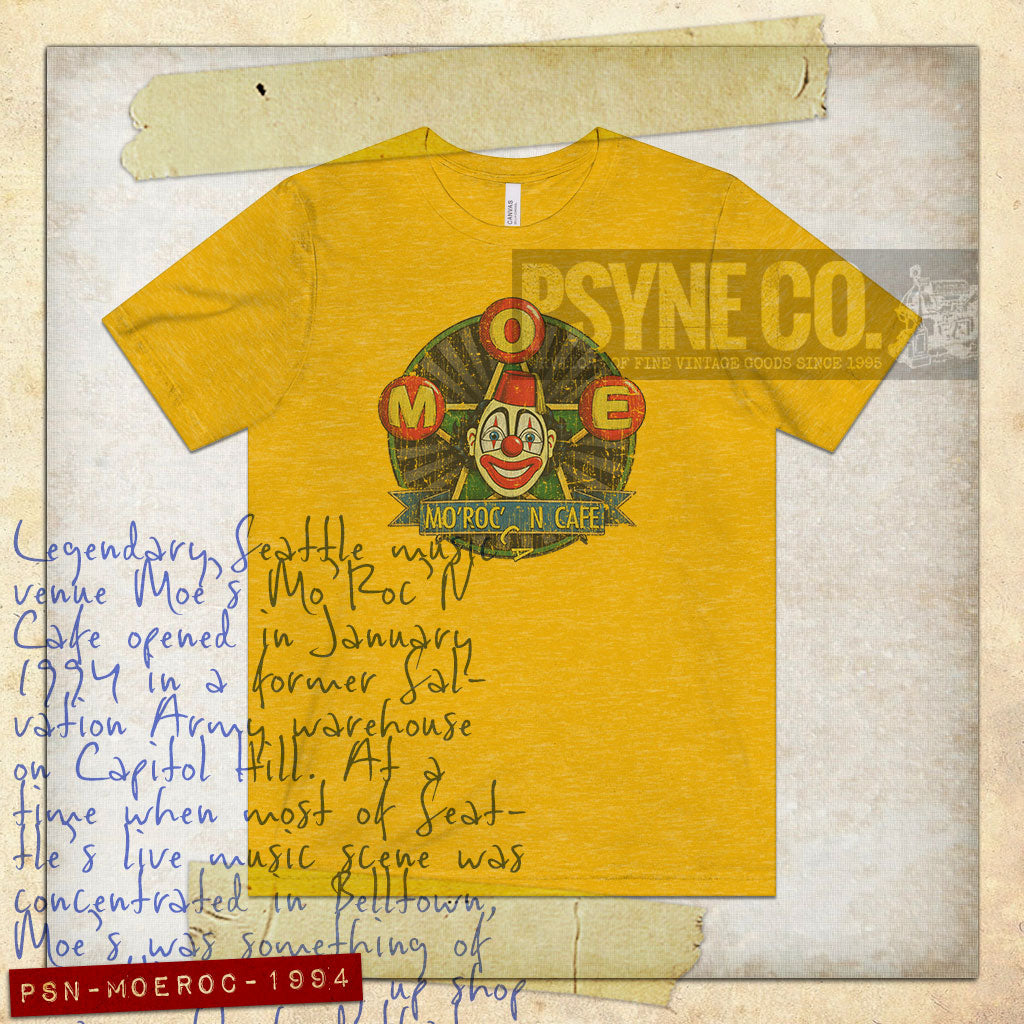 Moe's Mo'Roc'N Cafe 1994 Vintage Men's T-Shirt