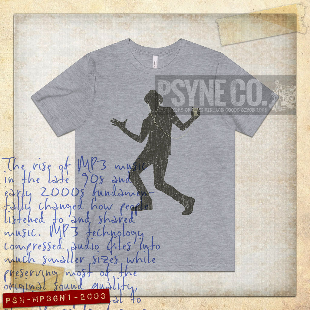 MP3 Generation One 2003 Vintage Men's T-Shirt