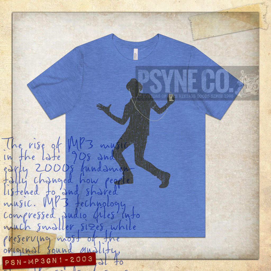 MP3 Generation One 2003 Vintage Men's T-Shirt