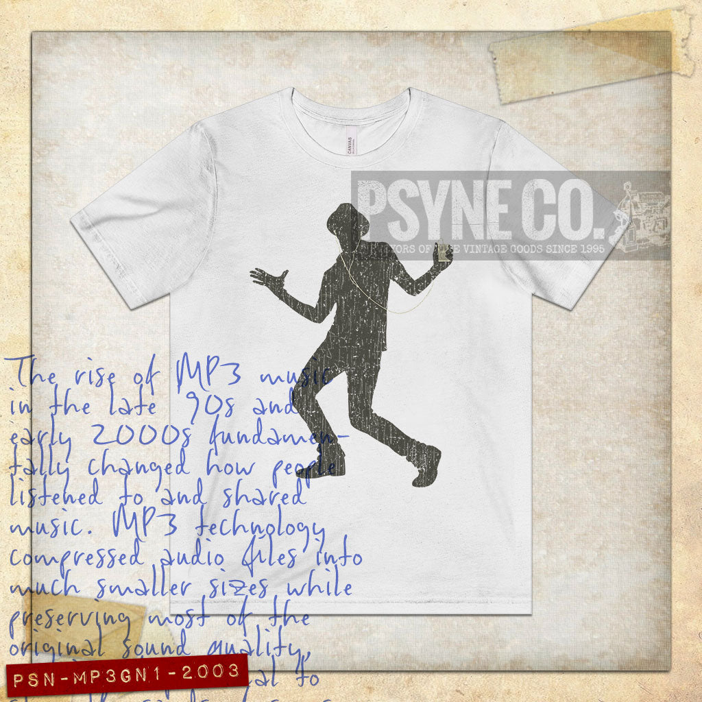MP3 Generation One 2003 Vintage Men's T-Shirt
