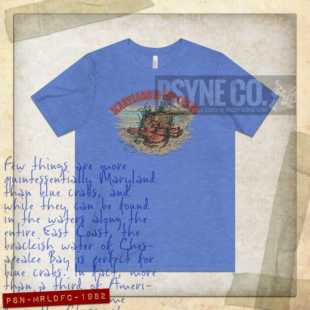 Maryland is for Crabs 1982 Vintage Men's T-Shirt
