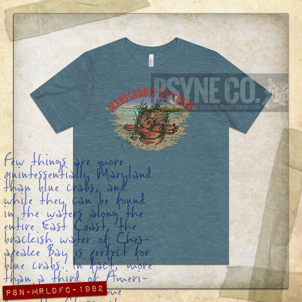 Maryland is for Crabs 1982 Vintage Men's T-Shirt
