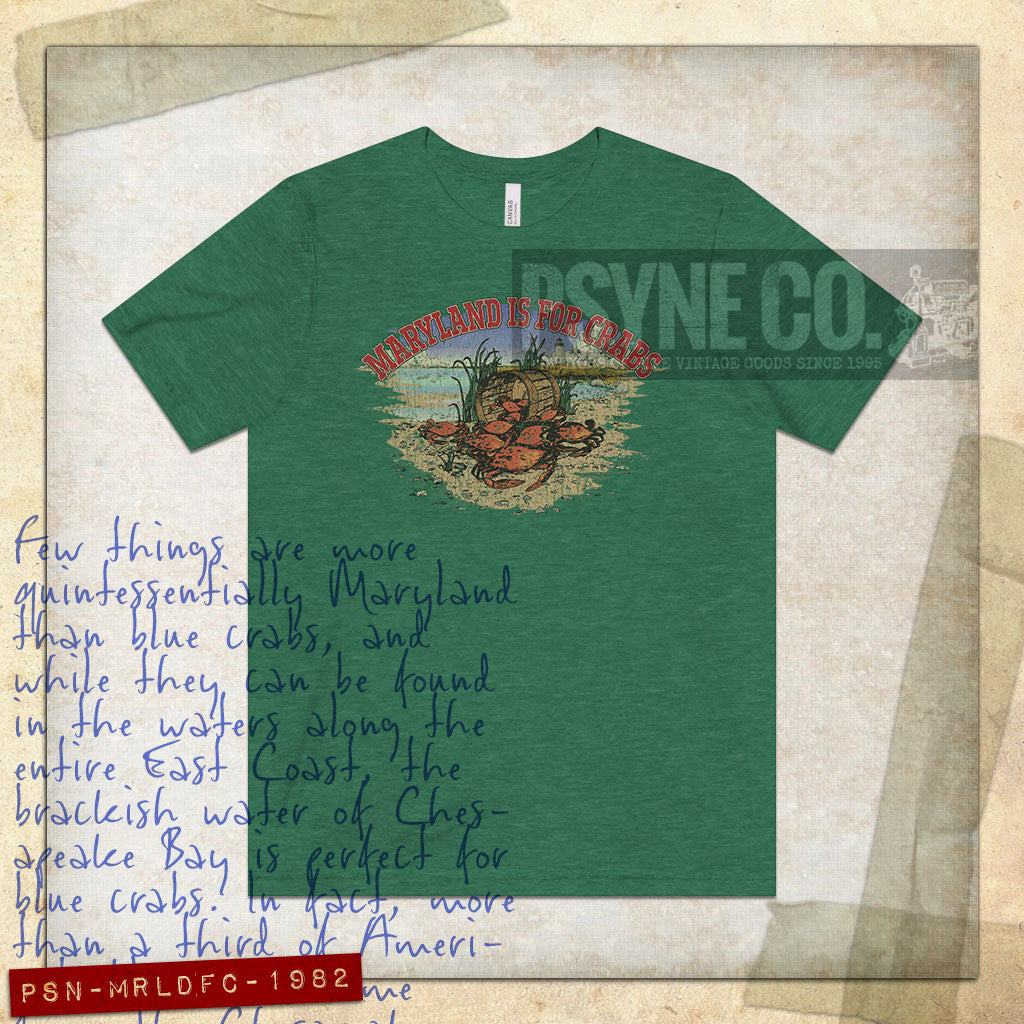 Maryland is for Crabs 1982 Vintage Men's T-Shirt