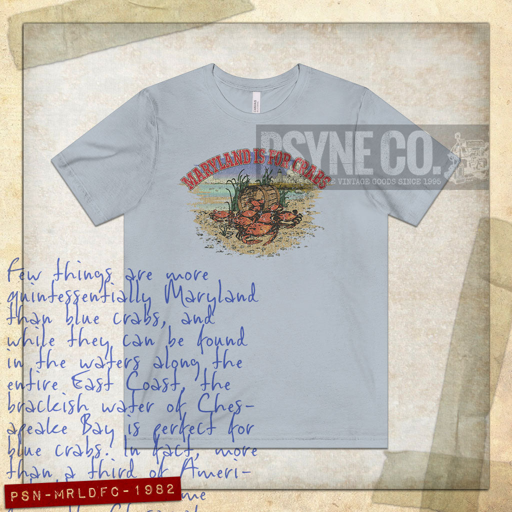 Maryland is for Crabs 1982 Vintage Men's T-Shirt