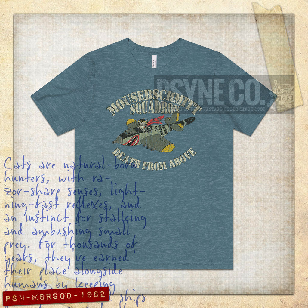 Mouserschmitt Squadron 1982 Vintage Men's T-Shirt
