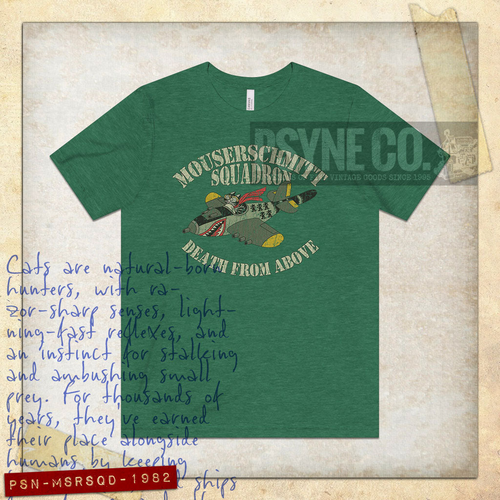 Mouserschmitt Squadron 1982 Vintage Men's T-Shirt