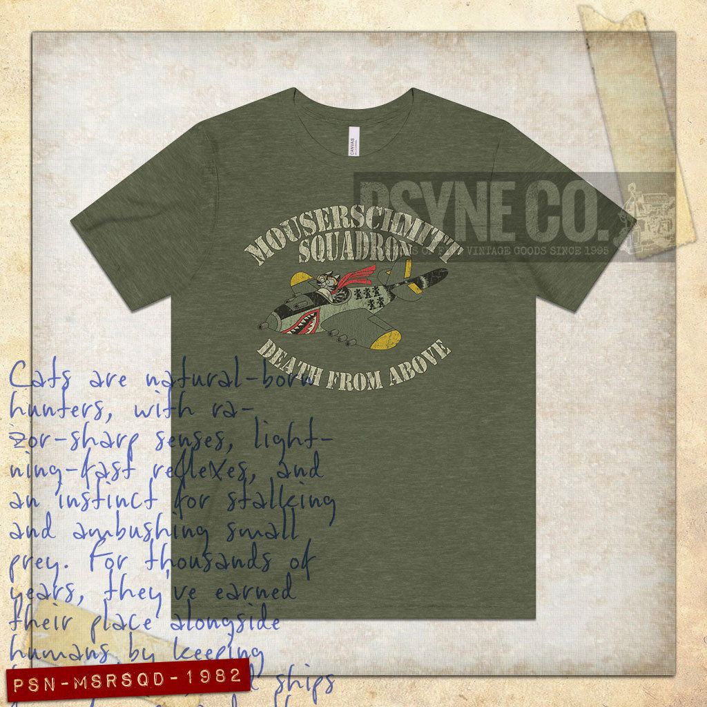 Mouserschmitt Squadron 1982 Vintage Men's T-Shirt