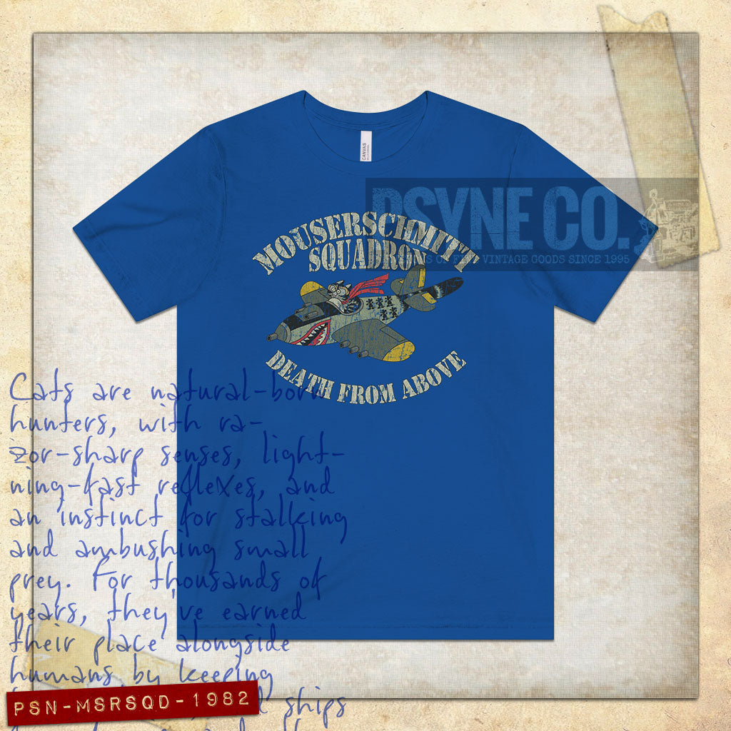 Mouserschmitt Squadron 1982 Vintage Men's T-Shirt