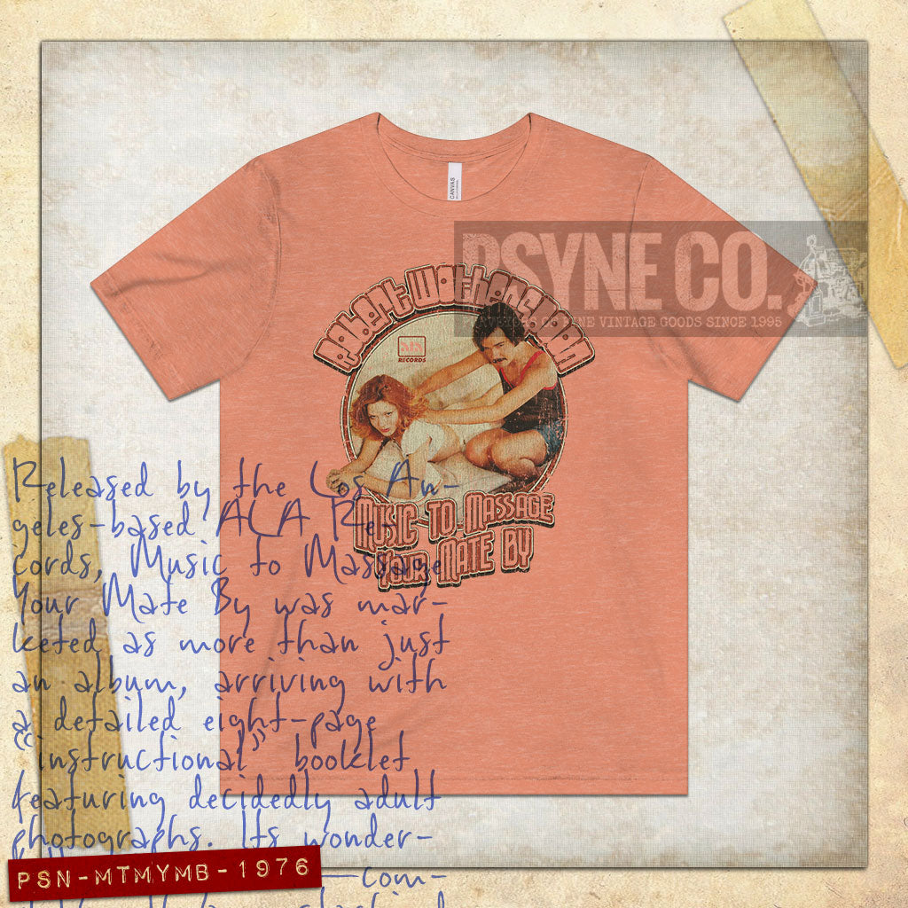 Music To Massage Your Mate By 1976 Vintage Men's T-Shirt