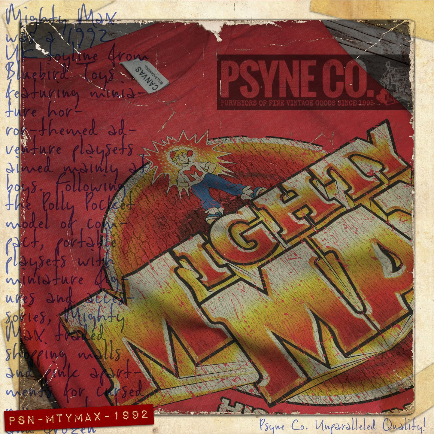 Mighty Max 1992 Vintage Men's T-Shirt