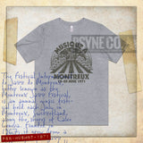 Musique à Montreux 1971 Vintage Men's T-Shirt
