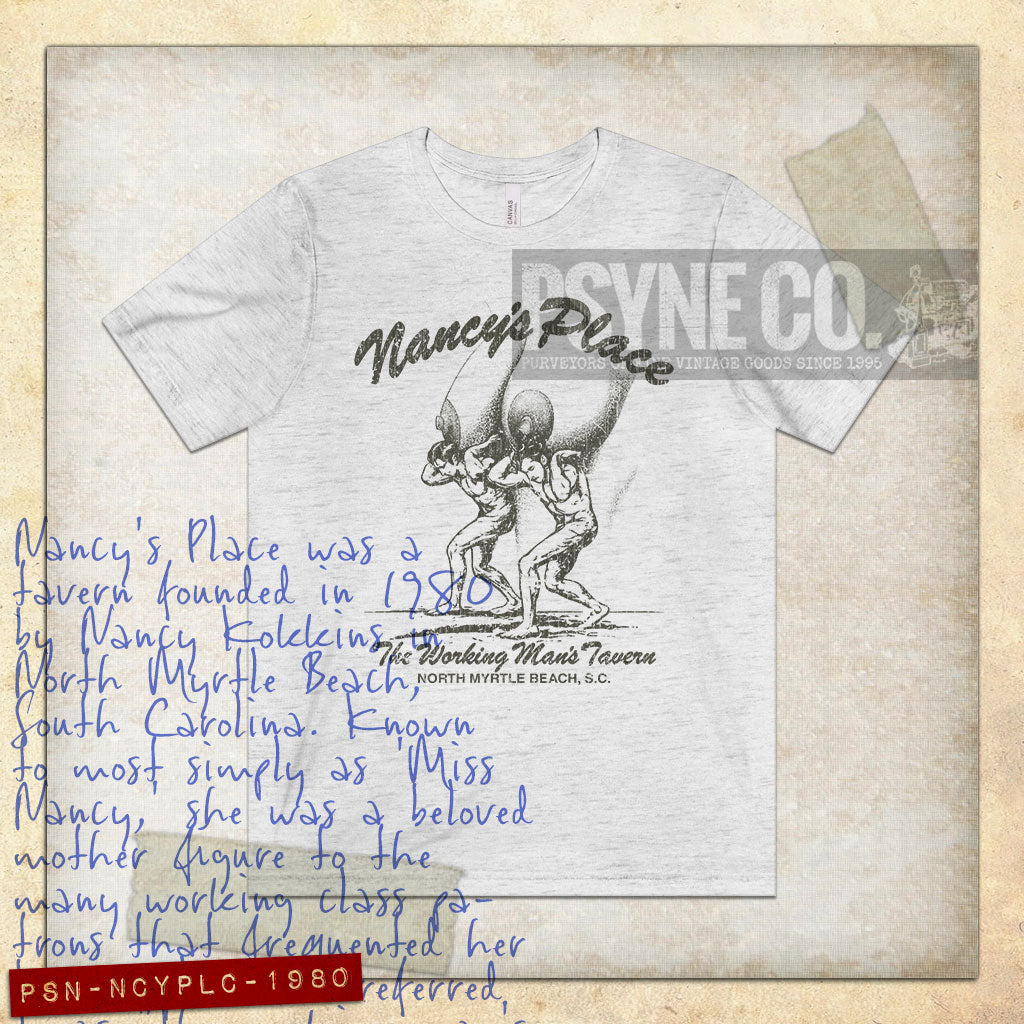 Nancy's Place North Myrtle Beach 1980 Vintage Men's T-Shirt