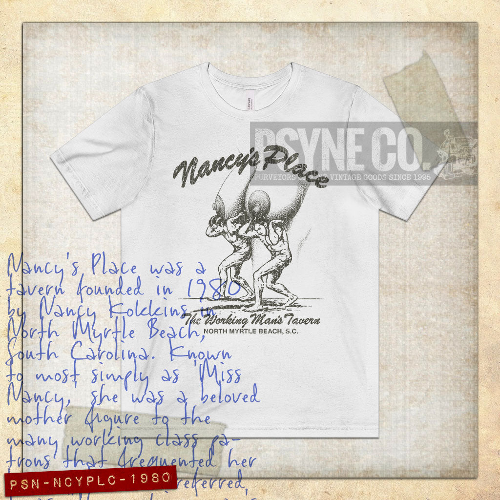 Nancy's Place North Myrtle Beach 1980 Vintage Men's T-Shirt