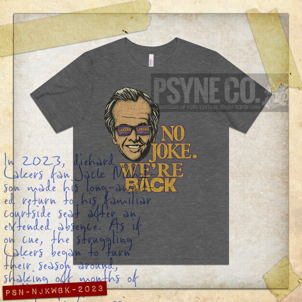 No Joke We're Back 2023 Vintage Men's T-Shirt