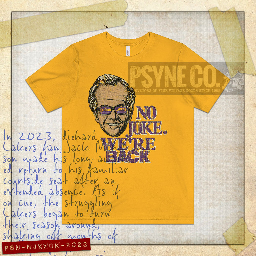No Joke We're Back 2023 Vintage Men's T-Shirt