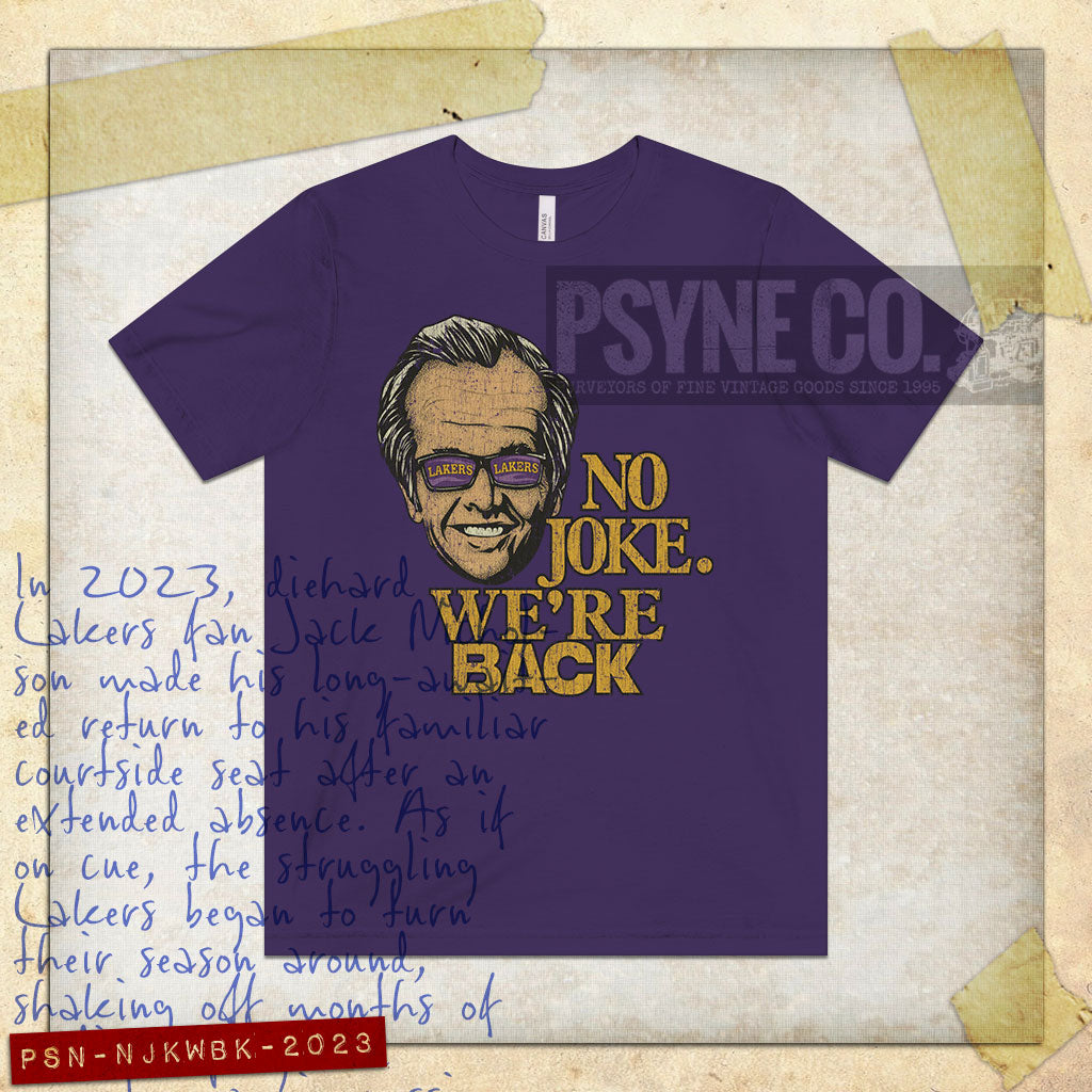 No Joke We're Back 2023 Vintage Men's T-Shirt