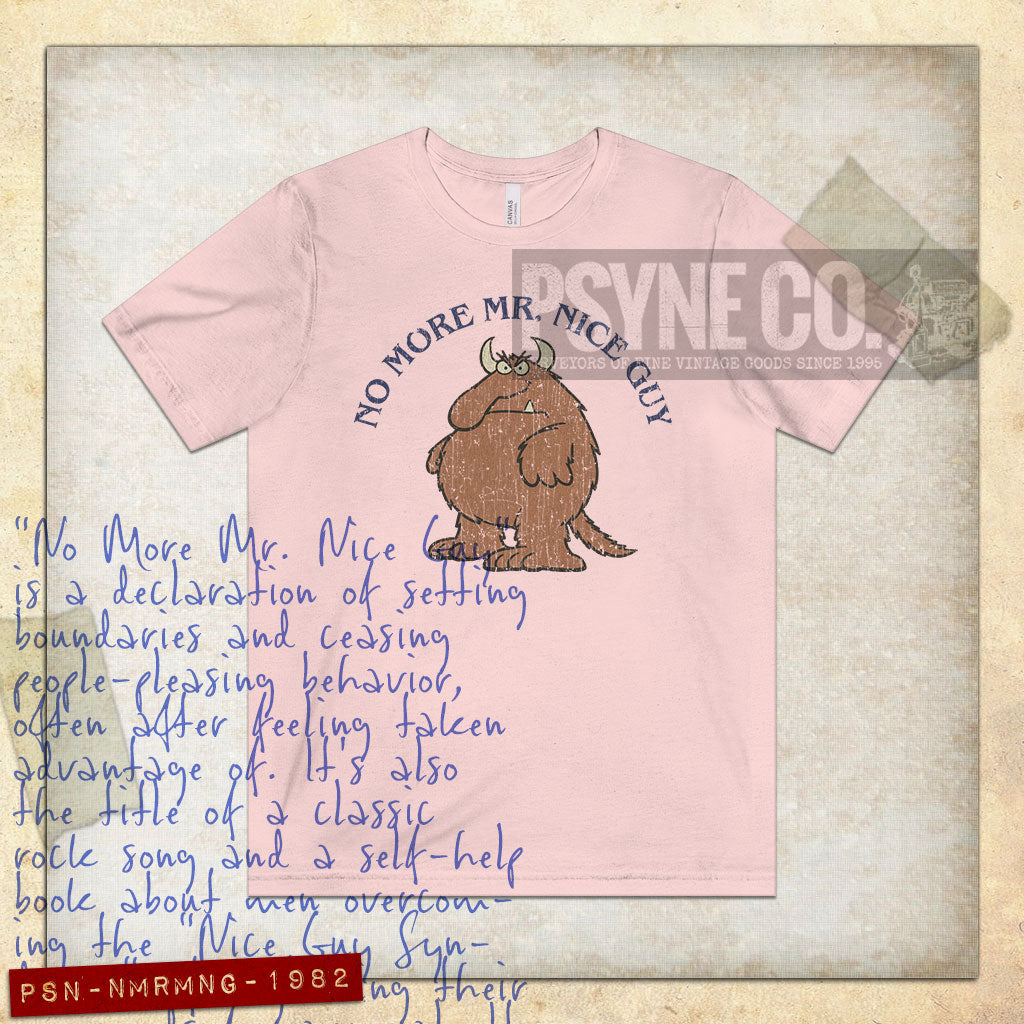 No More Mr. Nice Guy 1982 Vintage Men's T-Shirt
