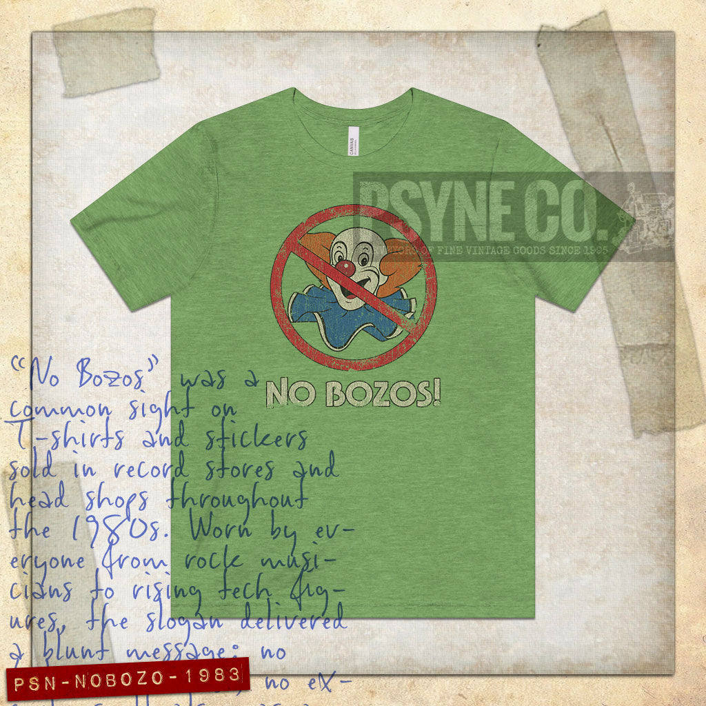 No Bozos 1983 Vintage Men's T-Shirt