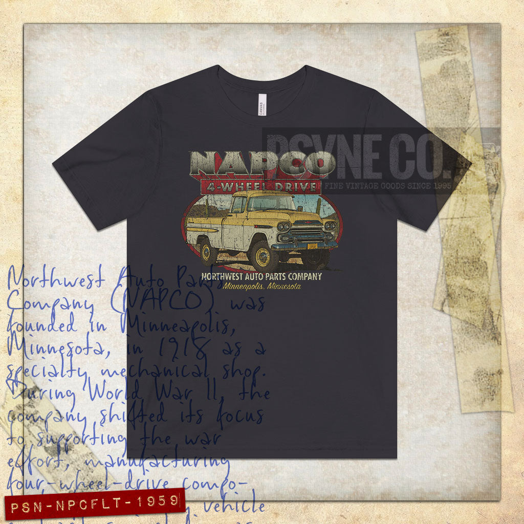 NAPCO Fleetside 4-Wheel Drive 1959 Vintage Men's T-Shirt