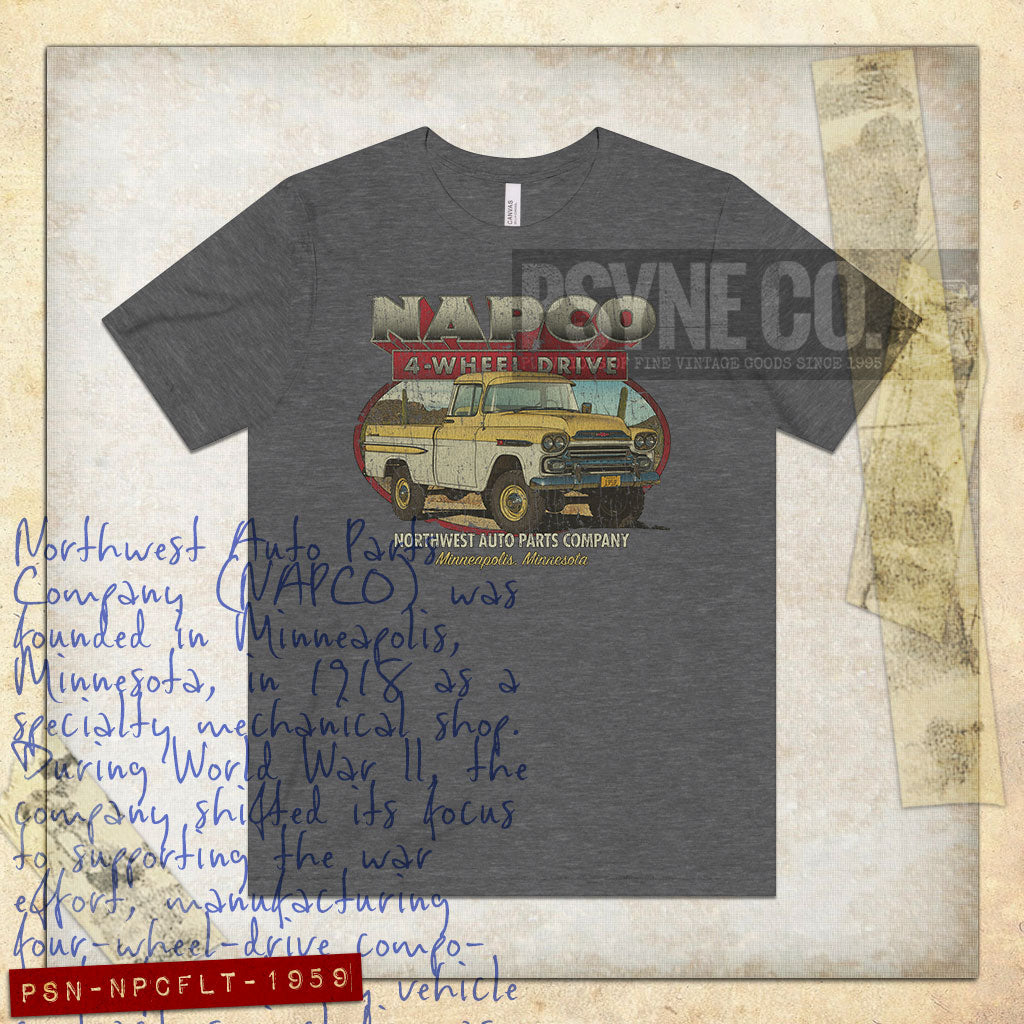 NAPCO Fleetside 4-Wheel Drive 1959 Vintage Men's T-Shirt