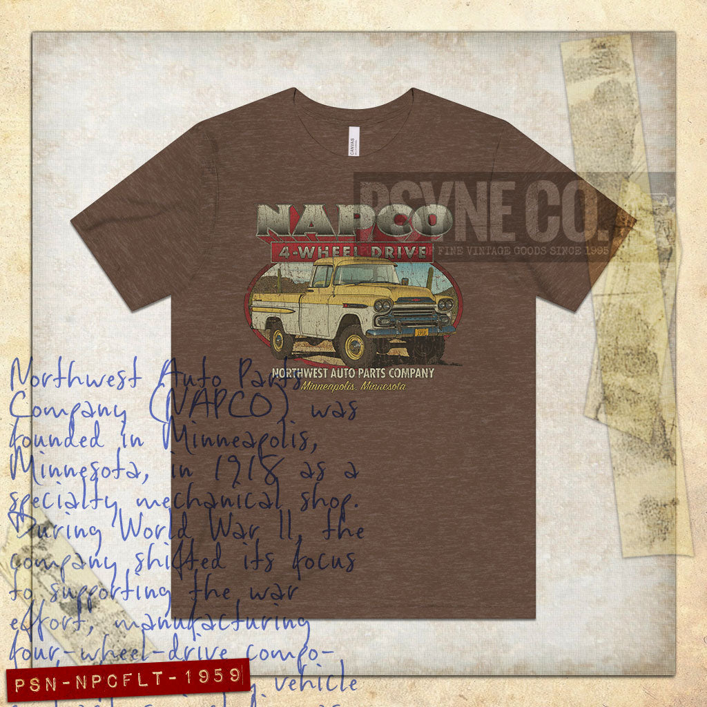 NAPCO Fleetside 4-Wheel Drive 1959 Vintage Men's T-Shirt