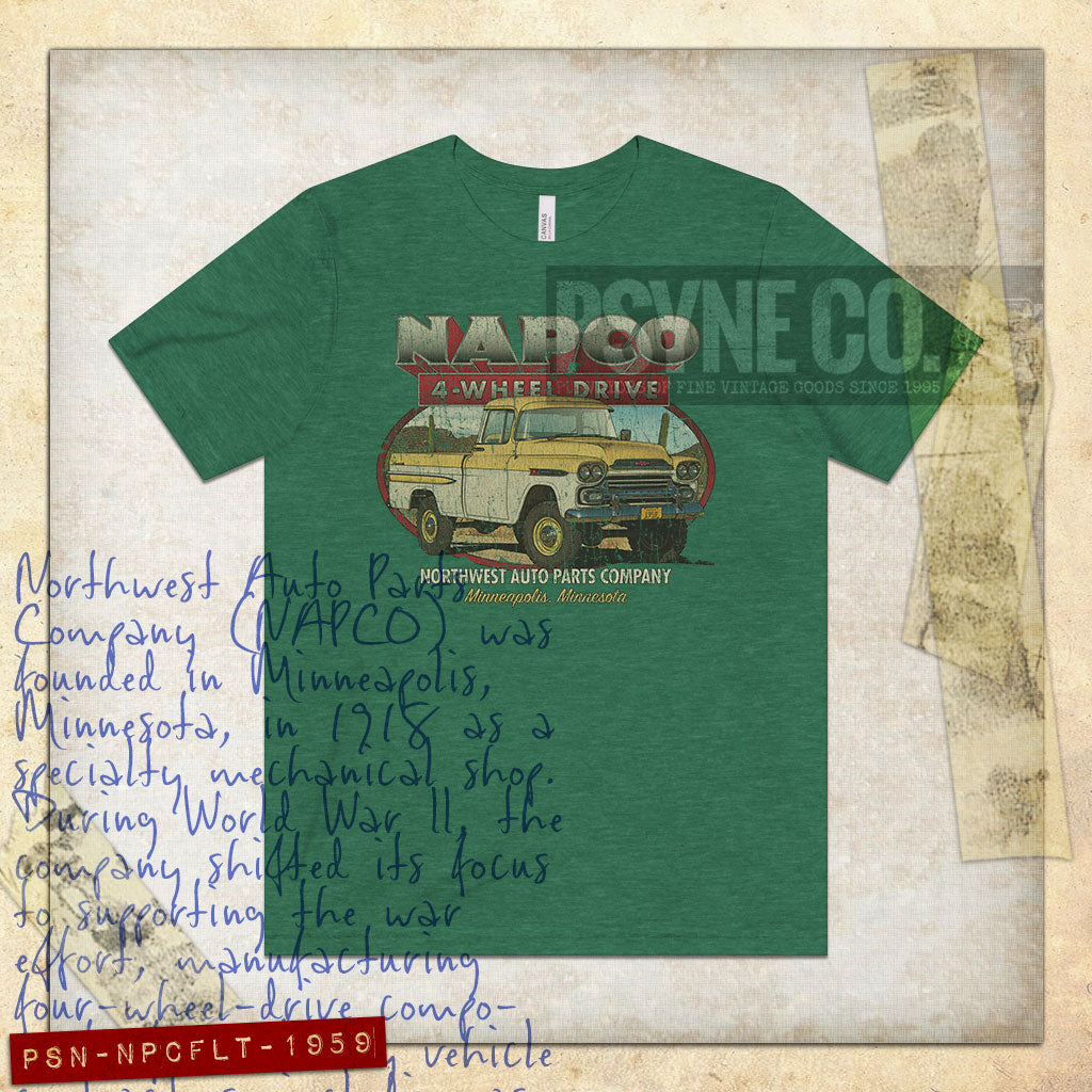 NAPCO Fleetside 4-Wheel Drive 1959 Vintage Men's T-Shirt