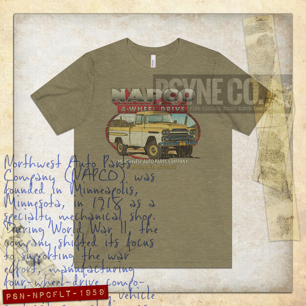 NAPCO Fleetside 4-Wheel Drive 1959 Vintage Men's T-Shirt